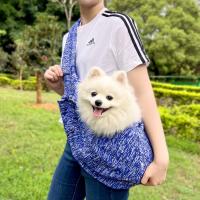 Bolso bandolera transpirable para mascotas, bolso de mano cómodo para perros de gran capacidad con bolsillo manos libres - details 7