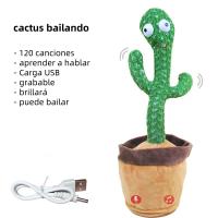 Cactus de Peluche Bailarín y Parlante, Gracioso y Encantador, Reproducts Audio y Movimiento, Juguetes Interactivos para Niños - details 2