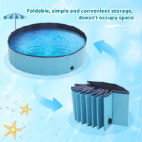 Piscina portátil para mascotas, perros, gatos y niños Piscina plegable para bañar perros, ideal para el verano - details 6