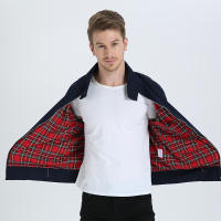 Chaqueta Bomber Retro clásica sólida europea para hombre, cortavientos, ropa de calle, abrigos de moda - details 10