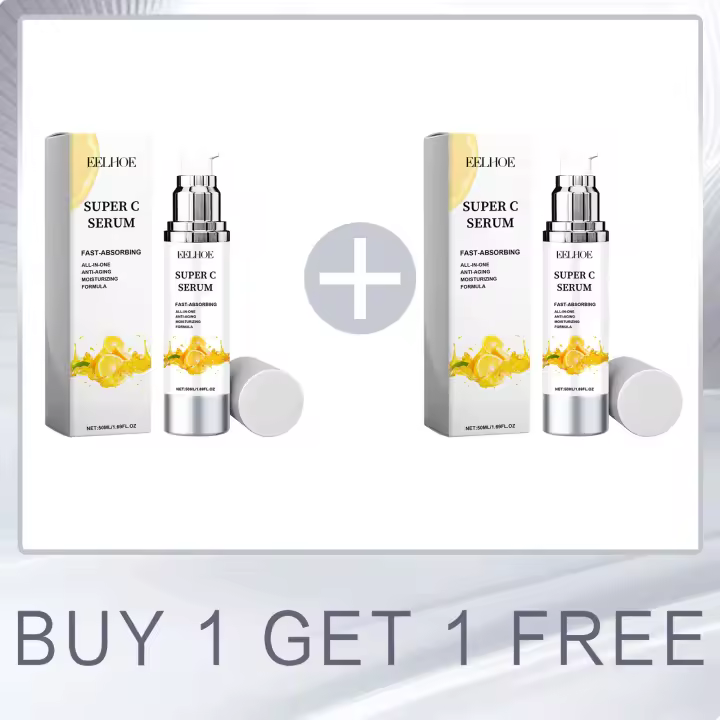Suero de vitamina C para hidratación facial ilumina la piel reafirmante rejuvenece la cara reduce los poros suero de ácido hialurónico 50ml - 1
