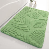Alfombrillas para la entrada del baño, alfombrillas antideslizantes con absorción de agua para el baño, alfombrillas de espuma viscoelástica gruesas con imitación de pie - details 1