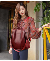 Ba Li Kangaroo-Mochila De cuero suave para mujer, mochila de viaje multifuncional de gran capacidad, antirrobo - details 2