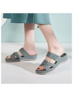 Sandalias de suela gruesa de verano 2025 para mujer, casuales y cómodas, talla grande, pantuflas sencillas y versátiles, libres para hacer ejercicio - details 7