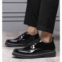 Zapatos de Invierno para Hombres Calzado Casual de Moda para Estudiantes Zapatos de Cuero Pequeños - details 8