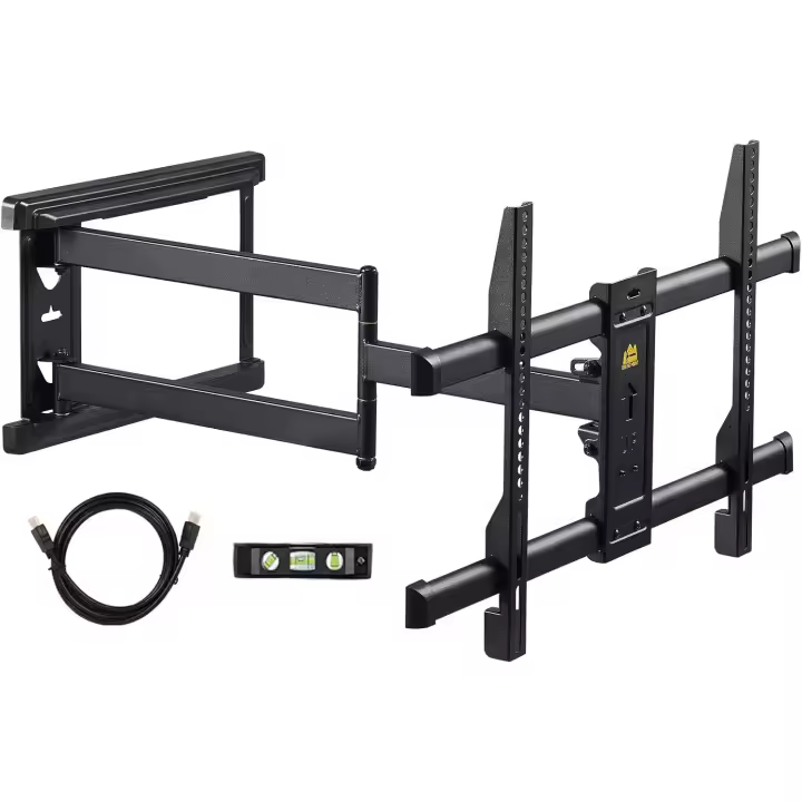 Soporte de Pared para TV de Largo Alcance Giratorio Inclinable Brazo de 765mm - 1