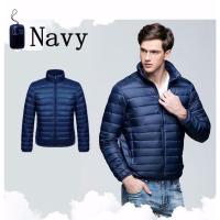 Chaqueta de plumón ultraligera para hombre, cortavientos de plumas, abrigo ligero portátil y cálido - details 9