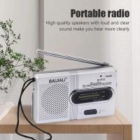 BC-R21 Mini Radio, AM FM Radio Portátil con Batería, Ricevpción Mejor, Mayor Autonomía, Altavoz para andar por casa, Mini Estéreo - details 5
