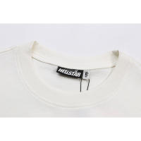 2025 Camisas casuales básicas de moda de verano, camisetas holgadas de algodón puro para hombres y nuevas camisas de manga corta para parejas con estampados de logotipos en la parte delantera - details 2
