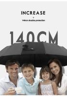 Paraguas Plegable Automático Grande 140CM Resistente al Viento, Fuerte Sol y Lluvia para Hombres y Mujeres - details 11