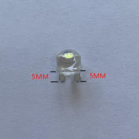 20PCS LED SMD F8 8mm 0.5W 0.75W 3.0-3.2V Straw hat LED Cold White 8000K Super Bright Lamp Wide Angle Transparent  Lamp Strawhat - details 3