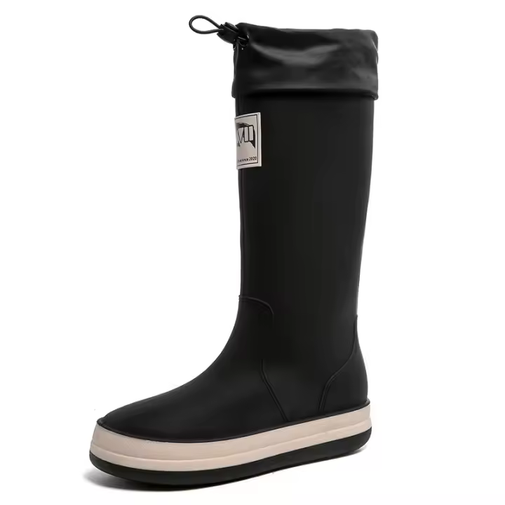 Botas de Lluvia de Moda para Adultos Impermeables de Goma para Trabajo al Aire Libre y Pesca - 1