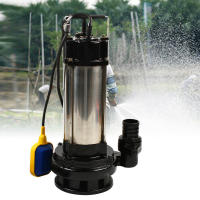 Bomba sumergible para aguas residuales, 1500W, acero inoxidable, 6m, cable de alimentación con flotador - details 2