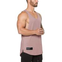 Camiseta deportiva de algodón sin mangas para hombre, chaleco de entrenamiento, ropa de gimnasio, Canotte, culturismo - details 11