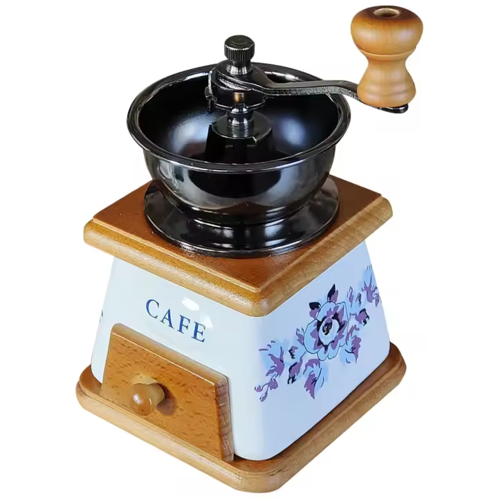Molinillo de Café Manual de cerámica, molinillo de café en polvo pequeño, núcleo de molienda de cerámica para el hogar, nuevo - 1