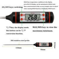 Termómetro electrónico para aceite de cocina, sonda electrónica para barbacoa líquida, pantalla Digital, medidor de temperatura TP101 - details 5