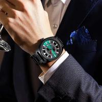 Reloj de Cuarzo CURREN 8403 Reloj de Tira de Acero con Calendario Estilo de Negocios y Ocio para Hombres Reloj de Pulsera de Cuero Automático - details 18