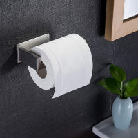 304Soporte de papel higiénico de acero inoxidable, hardware de cocina y baño, soporte de papel sin taladro, soporte de pañuelos de baño - details 0