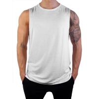 Summer Gym Tank Tops Men Mesh Running Sport Fitness Sleeveless Shirt Plain Quick Dry Bodybuilding Singlets Men's Clothing - details 9