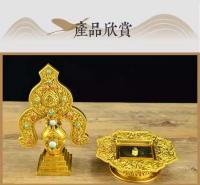 Adornos nepaleses de cobre puro Sangen Xizang Bajixiang, gurú tibetano Dorma Shizi Butterflower - details 9