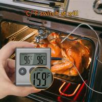Termómetro Digital de cocina, temperatura de alimentos y carne para horno, barbacoa, parrilla, función de temporizador con sonda, medidor de calor para cocinar - details 6