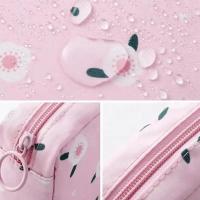 Bolsa de almacenamiento de tampones de servilleta sanitaria para mujer, bolsa organizadora portátil impermeable, bolsa de servilletas sanitarias con patrón - details 5