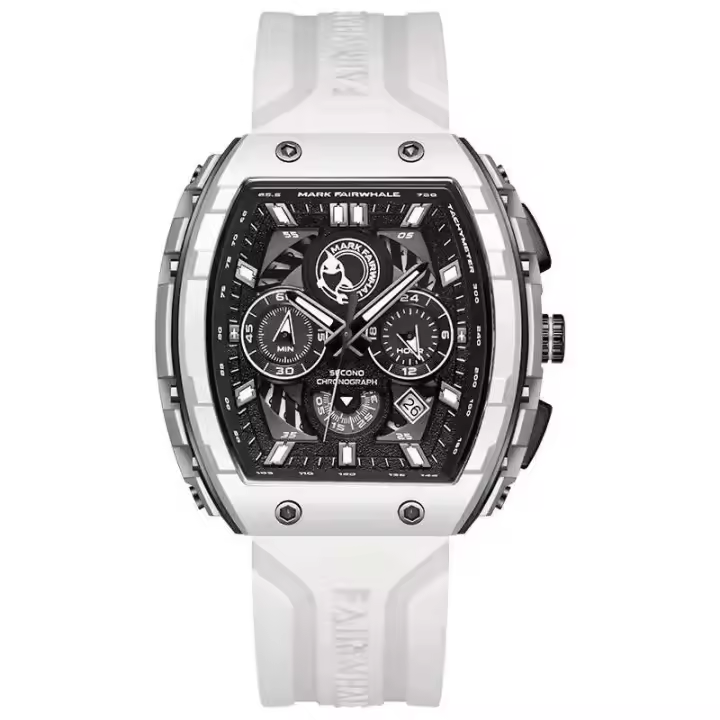 Reloj Deportivo de Moda para Hombres Leten Cuarzo Premium Correa de Silicona Impermeable - 1