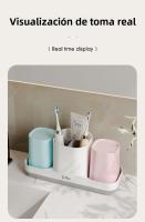 Portaje de Dientes Eléctrico Multifuncional Taza de Baño para Dientes Pareja - details 14