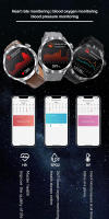 2025 Nuevo reloj inteligente deportivo GPS de pantalla amoled de 1,85 pulgadas frecuencia cardíaca brújula NFC masculina oxígeno en sangre asistencia de voz de llamada Bluetooth Batería de 410 ma ip68 reloj inteligente impermeable Para Android e Ios - details 12