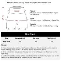 Pantalones cortos deportivos sin costuras de cintura alta, mallas de Yoga con realce, ropa elástica para gimnasio y correr, Culote de ciclista para mujer - details 1