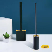Cepillo de inodoro de silicona para el hogar, soporte de cepillo de limpieza resistente al desgaste, sin esquinas muertas para el baño - details 7