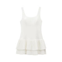 BUNO-2025 Mini vestido plisado, mono para mujer, vestidos cortos con espalda descubierta para mujer, mono con tirantes, vestido de fiesta para mujer. - details 4