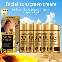 Crema de protección solar facial Protección UV Bloqueador solar negro Húmedo y ligero SPF100+++ Protector solar impermeable para entrenamiento al aire libre - details 0