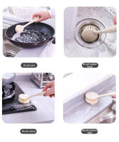 Dispensador de jabón con mango largo, cepillo automático para lavar platos y fregadero de cocina - details 3