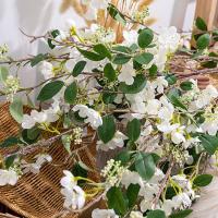 Accesorios de fotografía, flor de Lila Artificial de tacto Real, rama de flor de Lila de seda elegante de lujo, decoración de boda de flores falsas hechas a mano - details 2