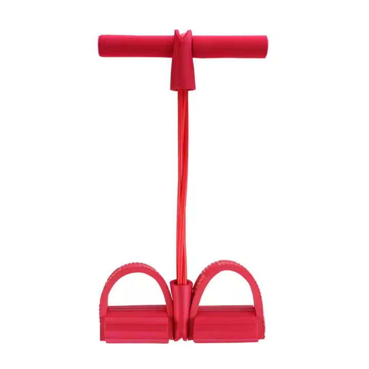 Bandas de cuerda de tensión multifunción para ejercicios físicos, cinta elástica, bandas de resistencia para el hogar, extractor de Pedal elástico de 4 tubos - 1