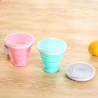 Taza de silicona para exteriores cubierta de 300 ml, suministros para acampar, taza VIE plegable portátil para senderismo y bebidas - details 14