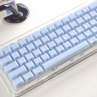 113 Keys Pink Jelly Side Engraved Crystal Two-tone Injection Molded Keycaps for 60/68/75/87/98/108 nical Keyboard - details 4