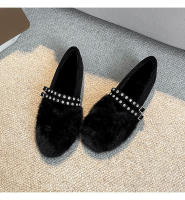 Mary Jane, zapatos esponjosos para mujer en invierno, zapatos de gorro, zapatos de algodón de terciopelo. - details 32