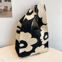 Nuevo Bolso de Moda para Mujer Bolso de Mano Casual de Lana Tejida Multicolor con Estilos Variados - details 61