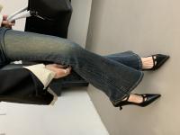 Zapatos Mary Jane Retro Punta de Cabeza Afilada, Depósito Bajo, Estilo Stiletto Versátil para Mujeres - details 18