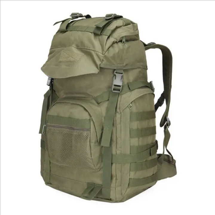 Mochila Outdoor Táctica - Impermeable, Gran Capacidad, Diseño Camuflaje, para Montaña y Aventuras - 1