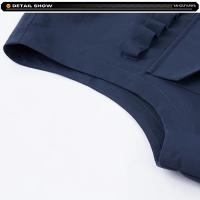 2025 nuevo verano hombres sin mangas ocio al aire libre chaleco con cuello levantado hombres muchos bolsillos Color sólido transpirable chaleco fino chaleco masculino - details 10