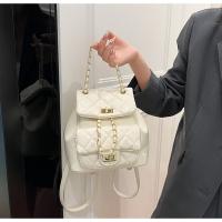 Mochila de mujer con cadena de rombos 2025 nueva mochila versátil de moda de primavera mini mochila - details 43