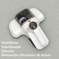 Aspiradora de mano inalámbrica antiácaros de 150 W, limpiadora de colchones UV antiácaros de 10 kPa, con filtro de doble taza, elimina el 99,99 % de ácaros y bacterias en camas, almohadas, sofás, colchones y alfombras. Ideal para desinfección (blanco). - details 6
