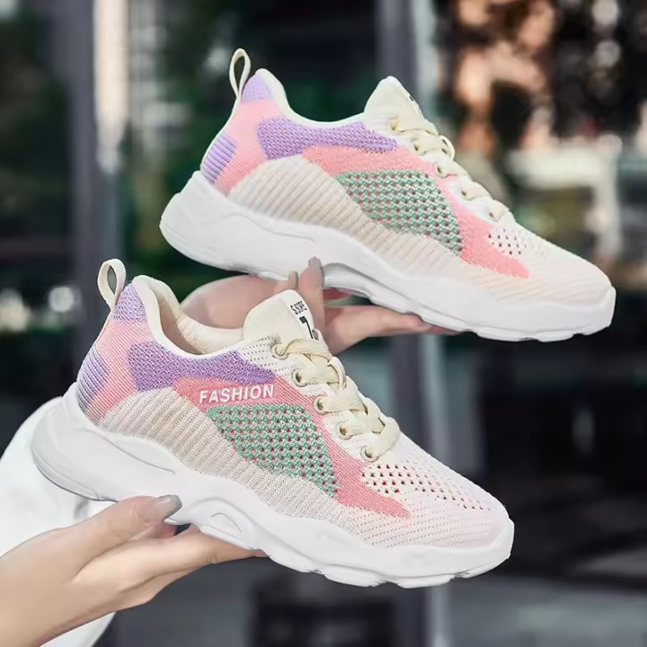 Zapatillas Deportivas Transpirables 2025 Zapatos de Mujer de Moda Versátiles con Suela Suave - 1