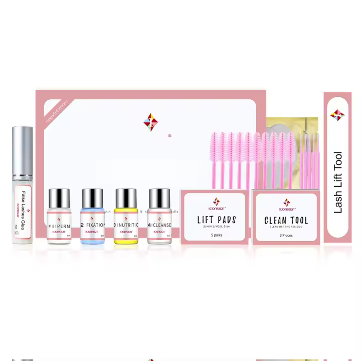 ICONSIGN Upgrade Version Lash Lift Kit Lifting Eyelashes Lasting 6-8 Weeks Lash Perm Eyelash Enhancer Makeup Tools - 1