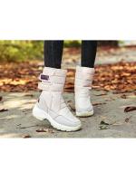 Botas de Nieve cálidas para mujer, zapatos deportivos de fondo grueso, de terciopelo, resistentes al desgaste, Invierno - details 11