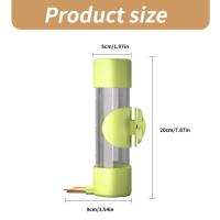 Dispensador de agua creativo para loros, alimentador de agua desmontable a prueba de fugas para pájaros, botella para beber automática antideslizante para perros, 200ml - details 0