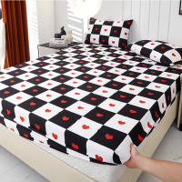 Bonenjoy-sábana ajustable de estilo Simple, transpirable sábana elástica, ropa de cama estampada para el hogar (sin funda de almohada) - details 5